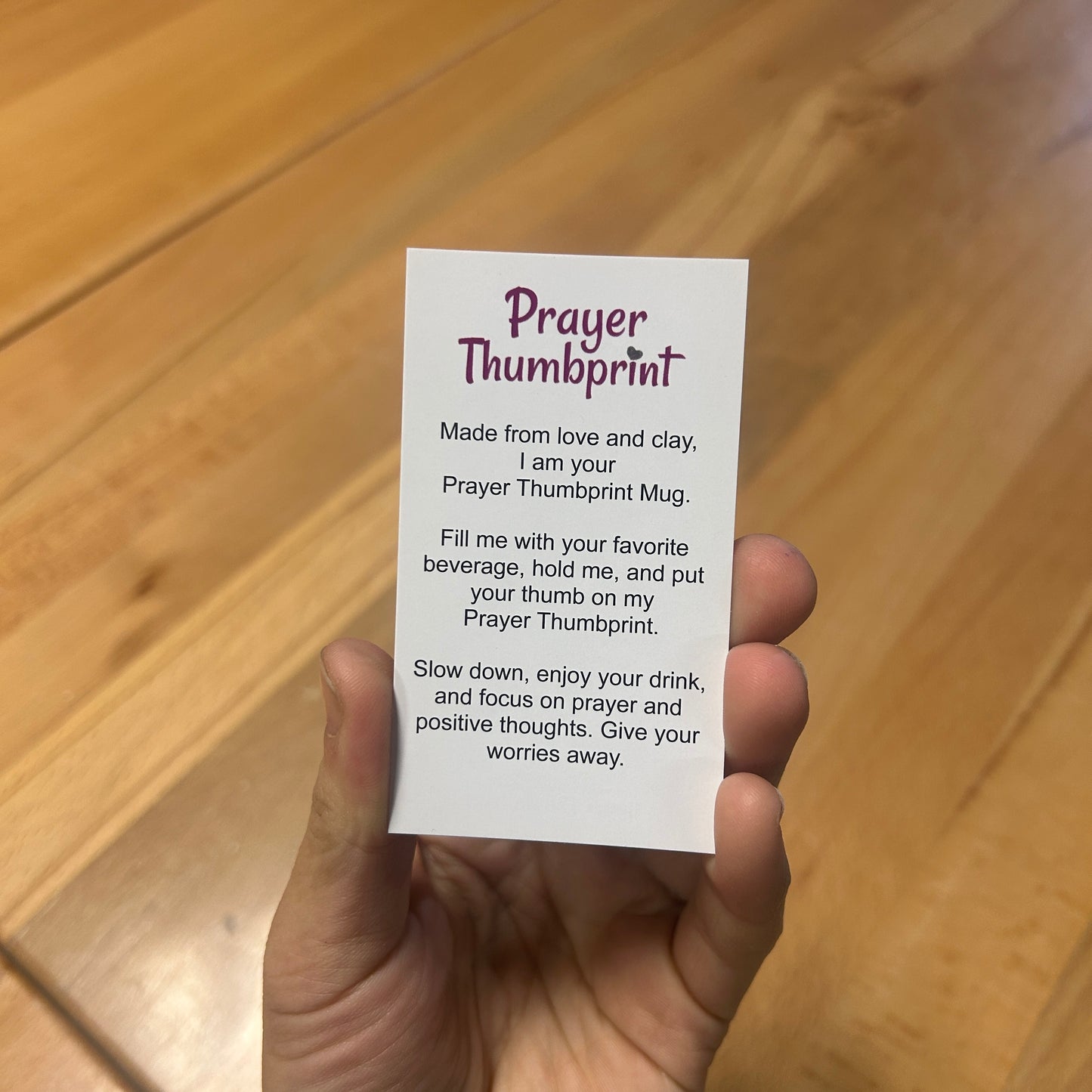Thumbprint Mug- Soup Crock