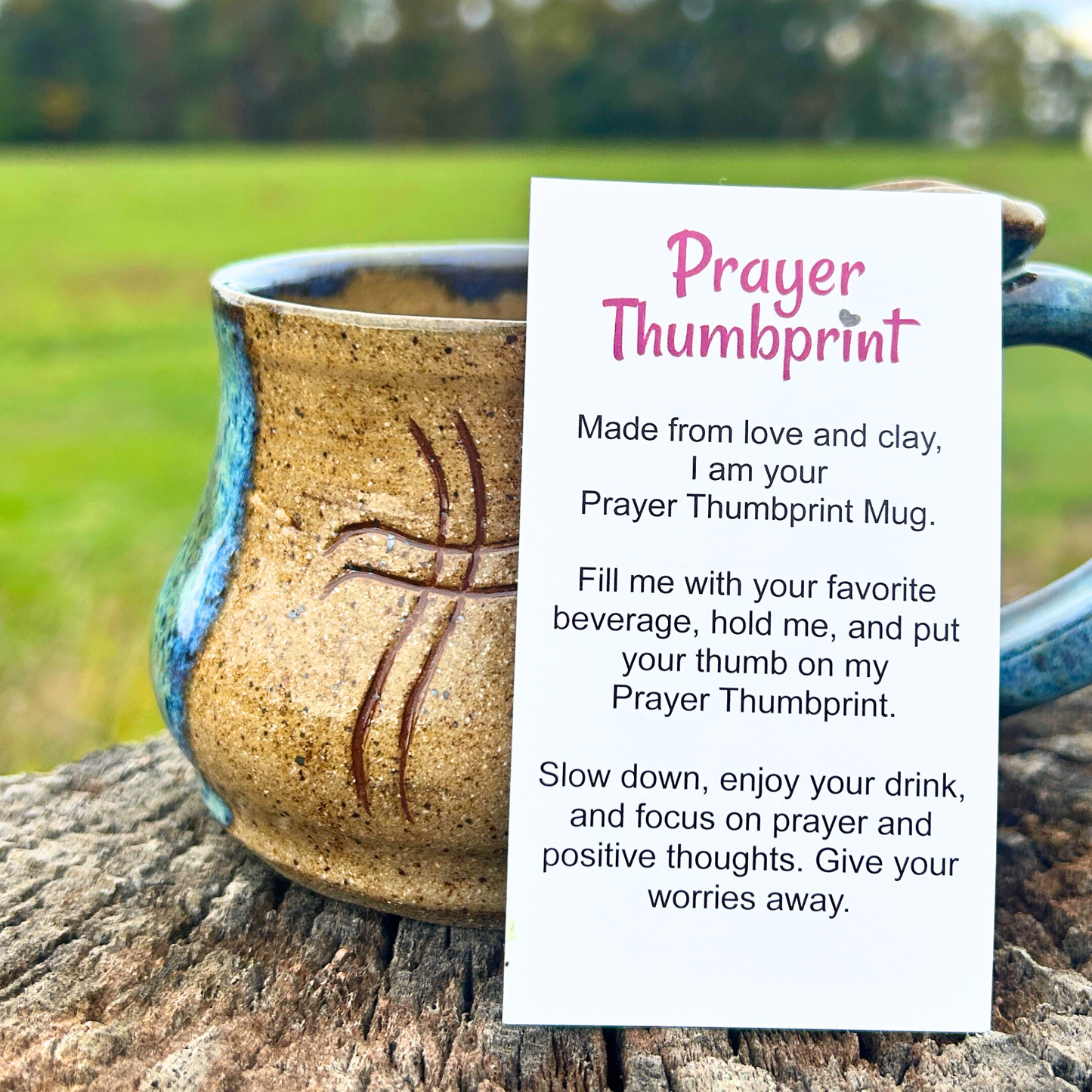 Amen Prayer Thumbprint Mug