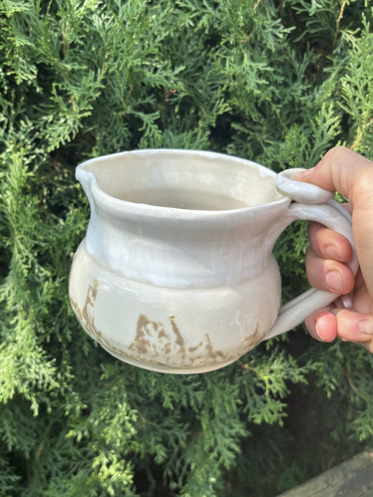 Mustard Seed Thumbprint Pitcher