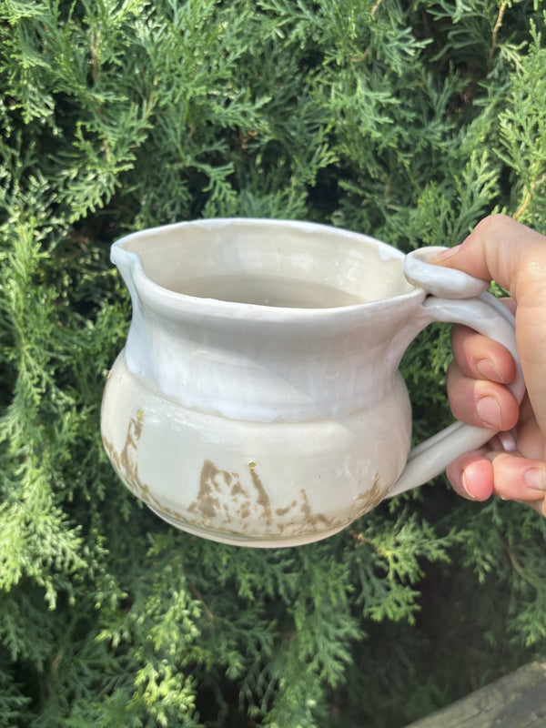Mustard Seed Thumbprint Pitcher